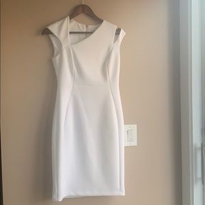 Calvin Klein Sleeveless White Dress